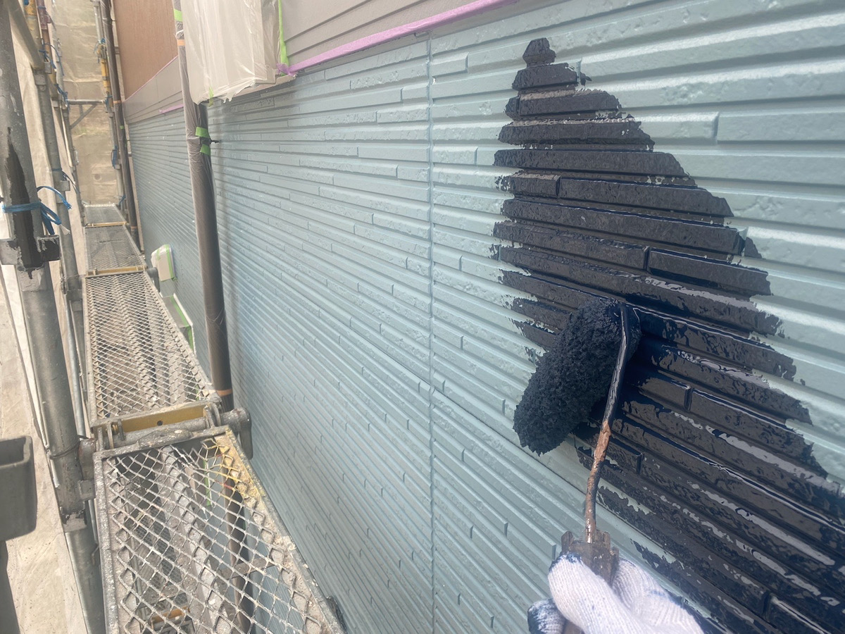 東海市で水性無機塗料を使用してサイディング壁を外壁塗装しました 名古屋市の外壁 屋根塗装 防水工事は街の外壁塗装やさん名古屋東店