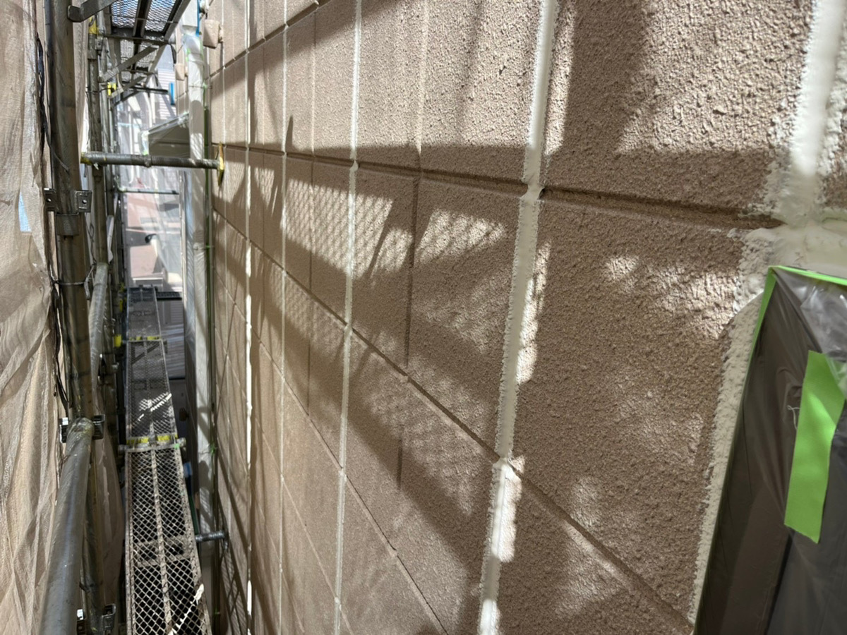 名古屋市瑞穂区でヘーベルハウスのALC外壁を多彩模様仕上げで外壁塗装しました！