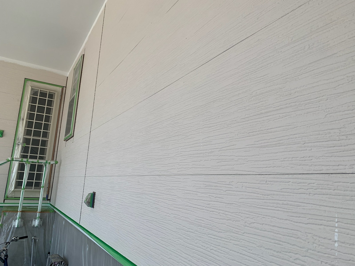 名古屋市緑区で外壁塗装！チョーキングしたサイディング壁を塗り替えしました！