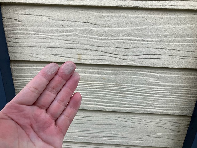 名古屋市天白区　前回塗装から10年｜外壁チョーキングの対策提案